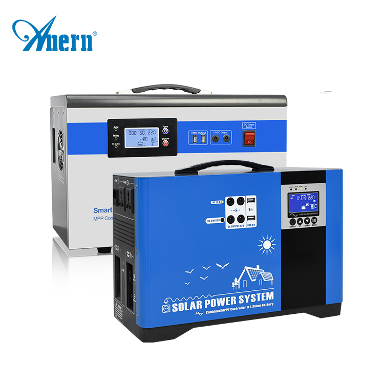 Anern solar battery generator 1kw 5000w 220v portable power